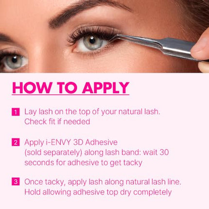 I-envy 3d False Lash, 3 Pairs Fluffy & Wispy Multi-angle-kpeim107