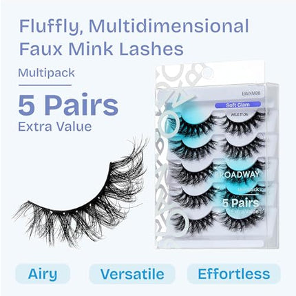 Kiss Broadway False Lashes Multipack-bwym10(soft Glam)