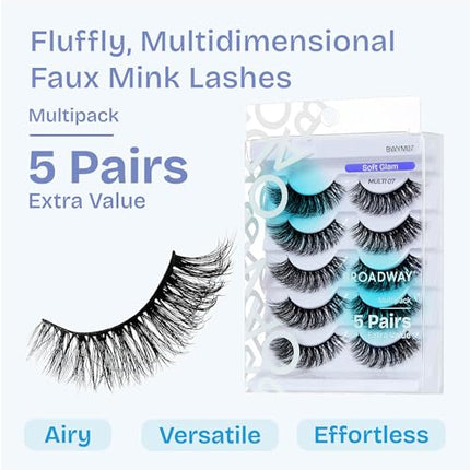 Kiss Broadway False Lashes Multipack-bwym10(soft Glam)