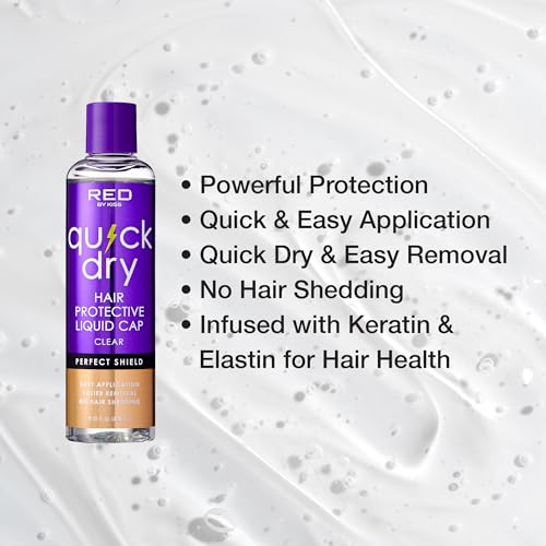 Red By Kiss Quick Dry Hair Protective Liquid Cap-uhp04(clear, 8oz)