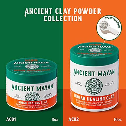 Red By Kiss Ancient Mayan Indian Healing Clay 8oz