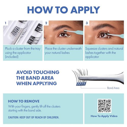 I-envy Press&go Waterproof Self-adhesive Eyelashes-pw06(2x-volume)
