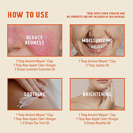 Red By Kiss Ancient Mayan Indian Healing Clay 8oz