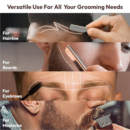 Red Pro Groomane Barber Line Up Pencil-gr43(light Tan)