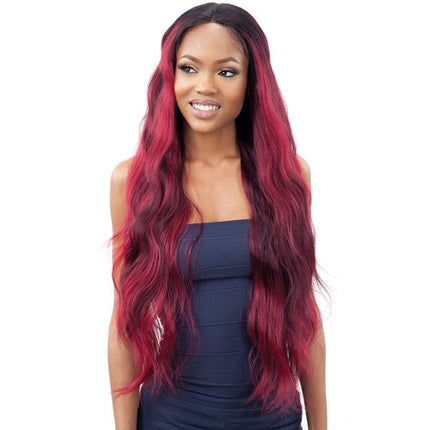 Mayde Beauty Synthetic 5" Lace And Lace Front Wig - Cascade