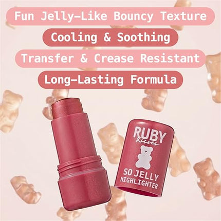 Ruby Kisses So Jelly Highlighter Stick-rjh05(rose)