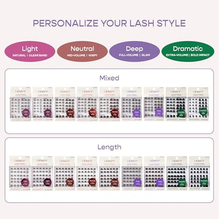Kiss I-envy Cluster Palette Lash Refill-cpr18(dramatic 10-15mm #18)