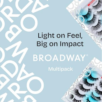Kiss Broadway False Lashes Multipack-bwym10(soft Glam)