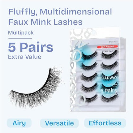 Kiss Broadway False Lashes Multipack-bwym10(soft Glam)