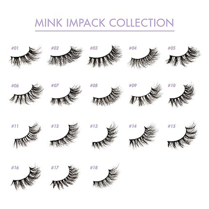 I-envy False Lashes 3d Mink-like Plush Impact Eyelashes-mip18