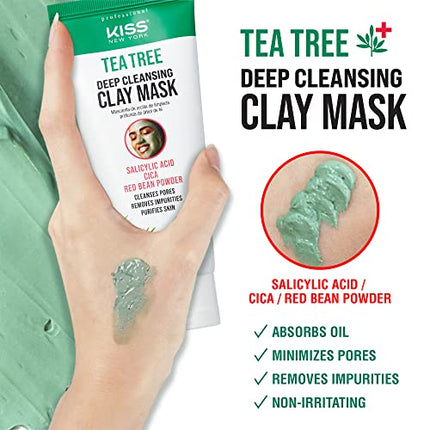 Kiss New York Face Moisturizer Tea Tree Oil Control-tt04(1 Pack, 4.23 Ounce)