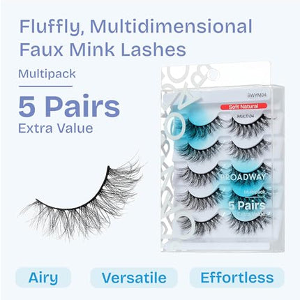 Kiss Broadway False Lashes Multipack-bwym10(soft Glam)