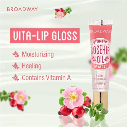 Kiss Ruby Kisses Broadway Vita-lip Clear Lip Gloss-bclg02d1(rosehip Oil)