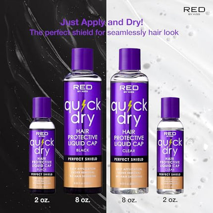 Red By Kiss Quick Dry Hair Protective Liquid Cap-uhp04(clear, 8oz)