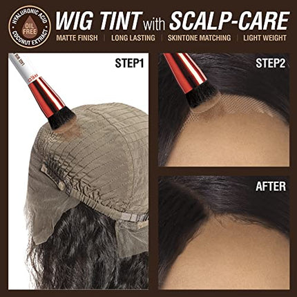 Red By Kiss Lace Wig Brush Tinted Powder Set-wp04