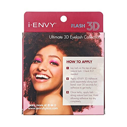 I-envy 3d False Lash, 3 Pairs Fluffy & Wispy Multi-angle-kpeim106