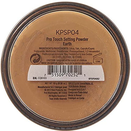 Kiss New York Pro Touch Setting Powder, Loose Setting Powder-kpsp04(earth)
