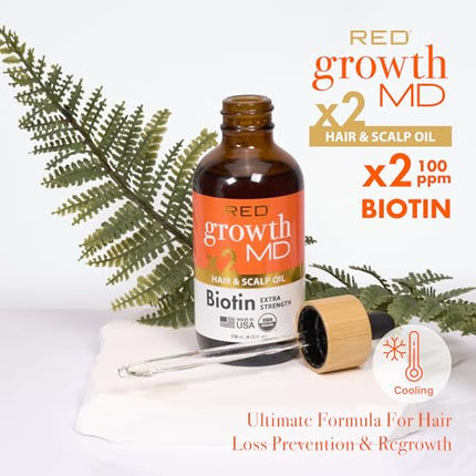 Red By Kiss Growth Md Strengthening Hair Oil-gm14(4oz)