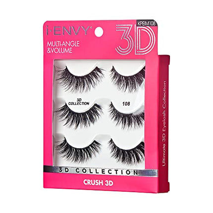 Ienvy False Eyelashes 3 Pairs Fluffy And Natural Multiangle-kpeim108