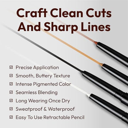 Red Pro Groomane Barber Line Up Pencil-gr44(light Brown)