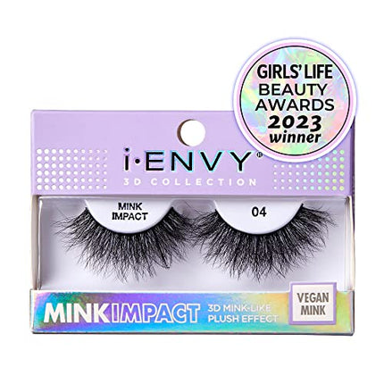I-envy False Lashes 3d Mink-like Plush Impact Eyelashes-mip18