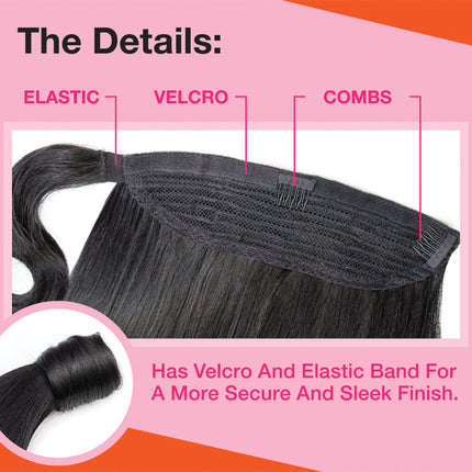 Sensationnel Synthetic Ponytail Instant Pony Wrap - Straight 24"