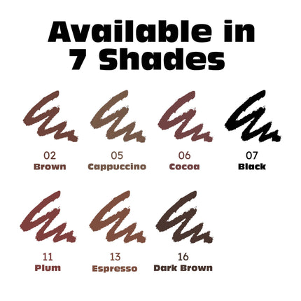 Ruby Kisses Auto Lip Liner Pencil-all07(black, 3pack)
