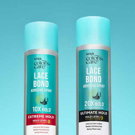 Kiss Colors & Care Lace Bond Adhesive Spray Ultimate Hold 11.1 Oz-lbs02