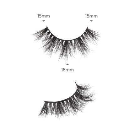 I-envy Luxury Mink Collection False Eyelashes 100% Real Mink-kmin03(2pack)