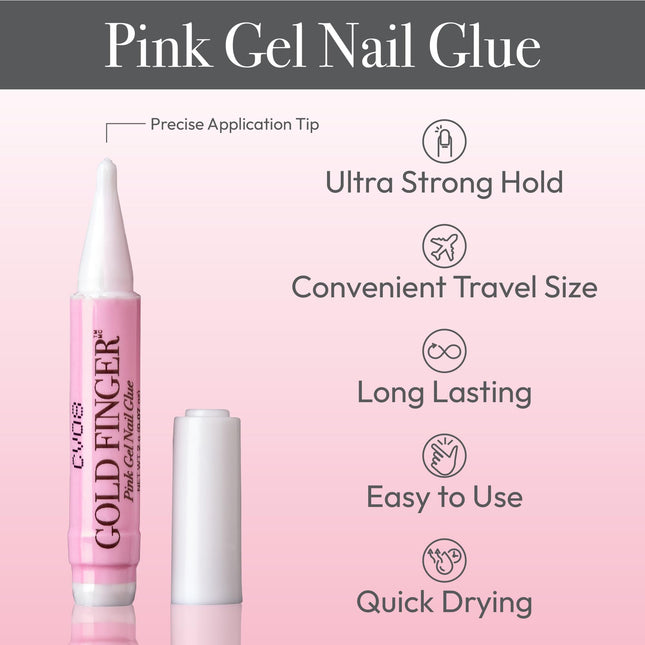 Goldfinger Professional Nail Glue-ggl04(5pack)