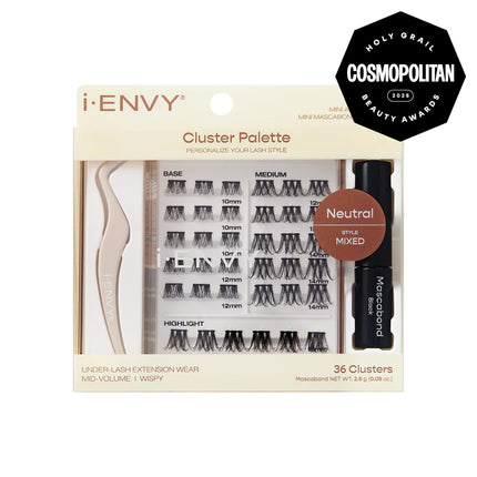 Kiss I-envy Cluster Palette Kit, Diy Lash Makeup-cck02(neutral)