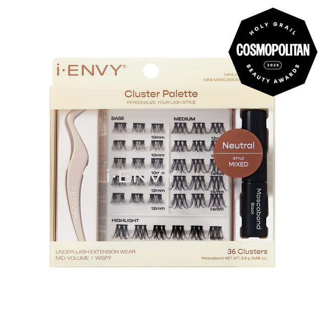 Kiss I-envy Cluster Palette Kit, Diy Lash Makeup-cck02(neutral)