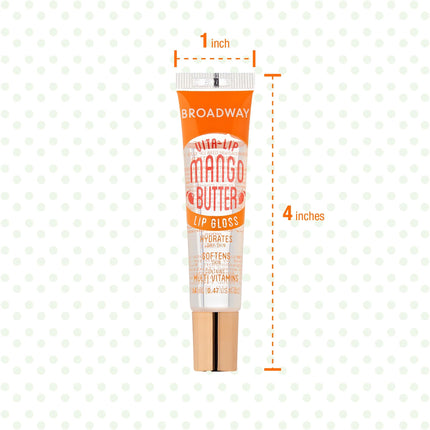 Ruby Kisses Broadway Vita-lip Clear Lip Gloss-bclg04d1(mango Butter, 6pack)