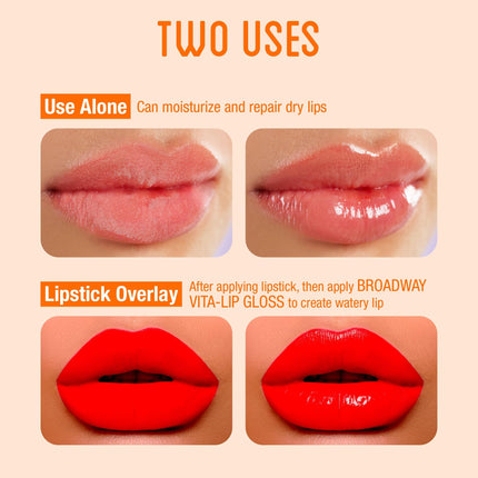 Ruby Kisses Broadway Vita-lip Clear Lip Gloss-bclg04d1(mango Butter)