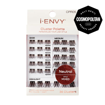 Kiss I-envy Cluster Palette Lash Refill-cpr18(dramatic 10-15mm #18)