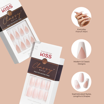 Kiss Classy Premium Press On Nails-cs11(players)