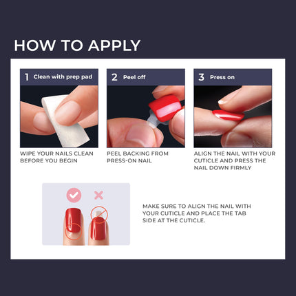 Kiss Impress No Glue Mani Press On Nails-kimm04(so French)