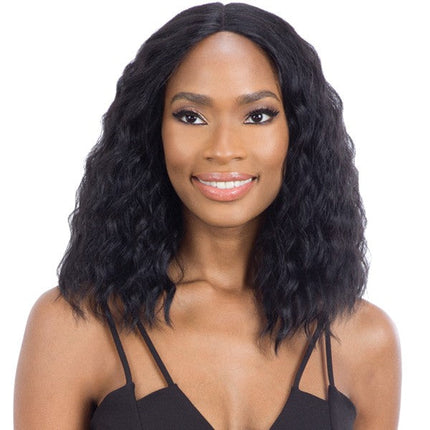 Mayde Beauty Synthetic Natural Hairline Lace And Lace Front Wig - Angelina