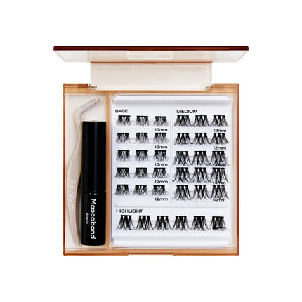 Kiss I-envy Cluster Palette Kit, Diy Lash Makeup-cck02(neutral)