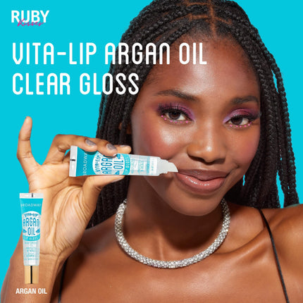 Ruby Kisses Broadway Vita-lip Clear Lip Gloss-bclg05d1(argan, 6pack)
