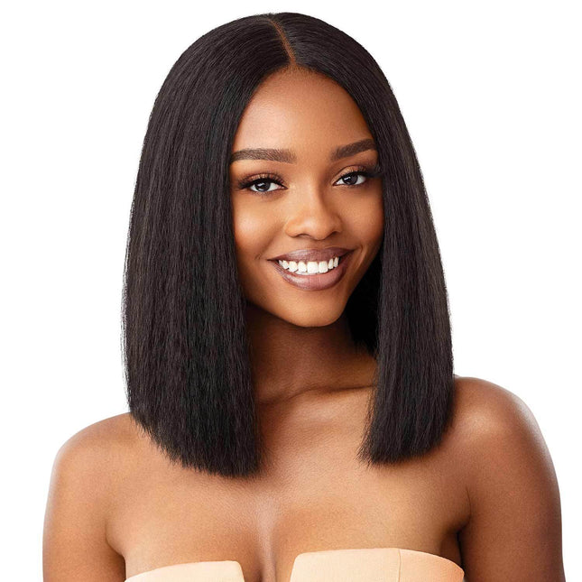 Outre Synthetic Pre-Plucked Hd Transparent Lace Front Wig- Annie Bob 12"