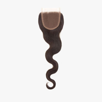 Bare&natural Unprocessed Virgin Human Hair 4x4 Lace Closure - 7a Body Wave 14"