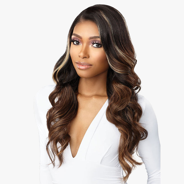 Sensationnel Human Hair Blend Butta Hd Lace Front Wig - Glam Wave 24