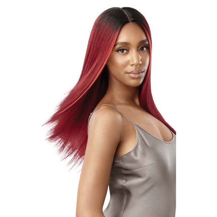 Outre Mytresses 100% Unprocessed Human Hair Custom Colored Hd Lace Front Wig - Cassina