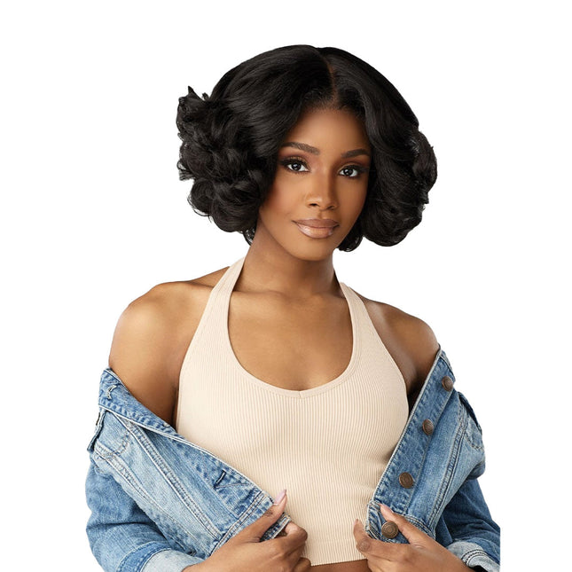 Sensationnel Curls Kinks&co Textured Lace Wig - Y-part Kinky Roller Set 10