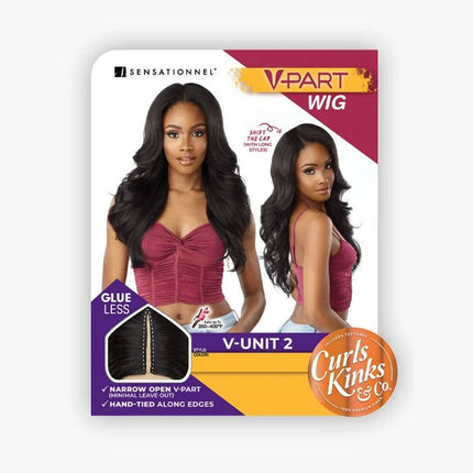 Sensationnel Curls Kinks&co Texured Lace Wig - V-part V-unit 2