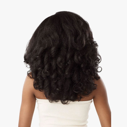 Sensationnel Curls Kinks&co Textured Lace Wig - Y-part Kinky Roller Set 16"