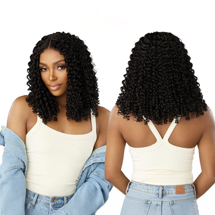 Sensationnel Curls Kinks&co Textured Lace Wig - Y-part Kinky Burmese Curl 16