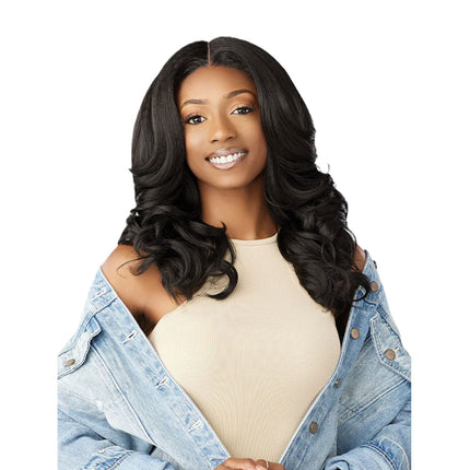 Sensationnel Curls Kinks&co Textured Lace Wig - Y-part Kinky Barrel Curl 20