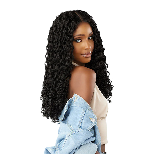 Sensationnel Curls Kinks&co Textured Lace Wig - Y-part Kinky Burmese Curl 22
